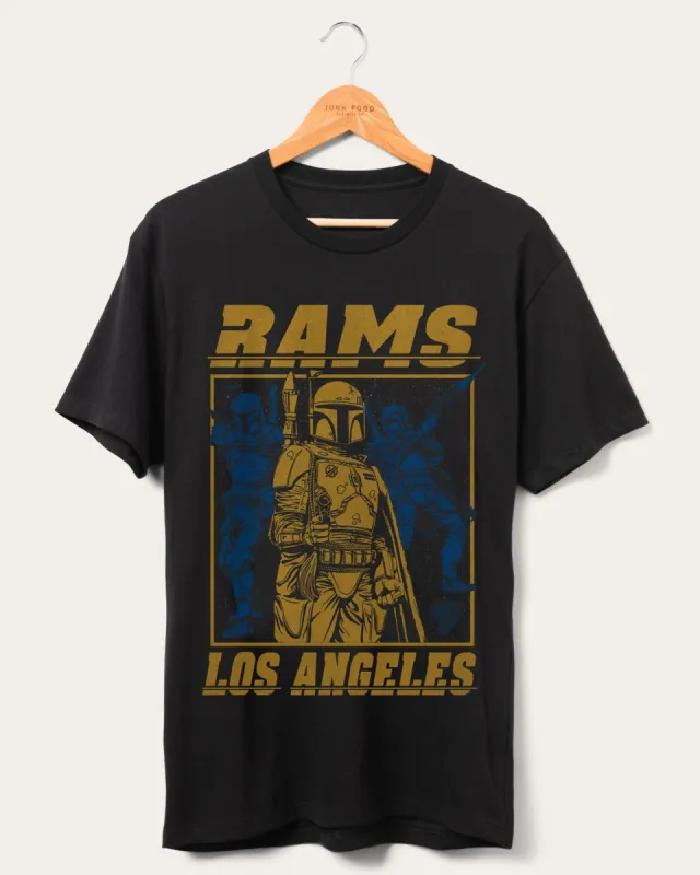 Rams Star Wars™ Boba Fett Showdown Fan Tee sold by Junk Food Clothing