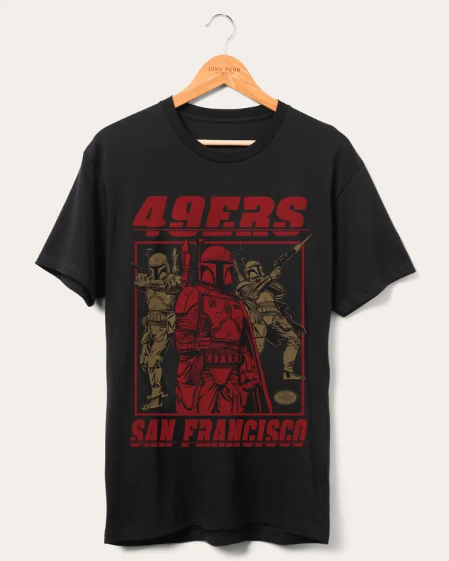 49ers Star Wars™ Boba Fett Showdown Fan Tee sold by Junk Food Clothing