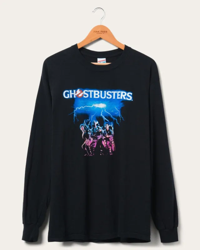 Ghostbusters Lightning Flea Market Long Sleeve Tee sold by Junk Food Clothing