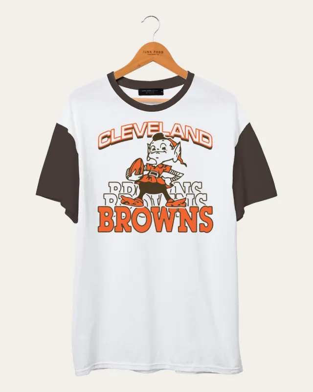 NFL Cleveland Browns Colorblock Tee sold by Junk Food Clothing