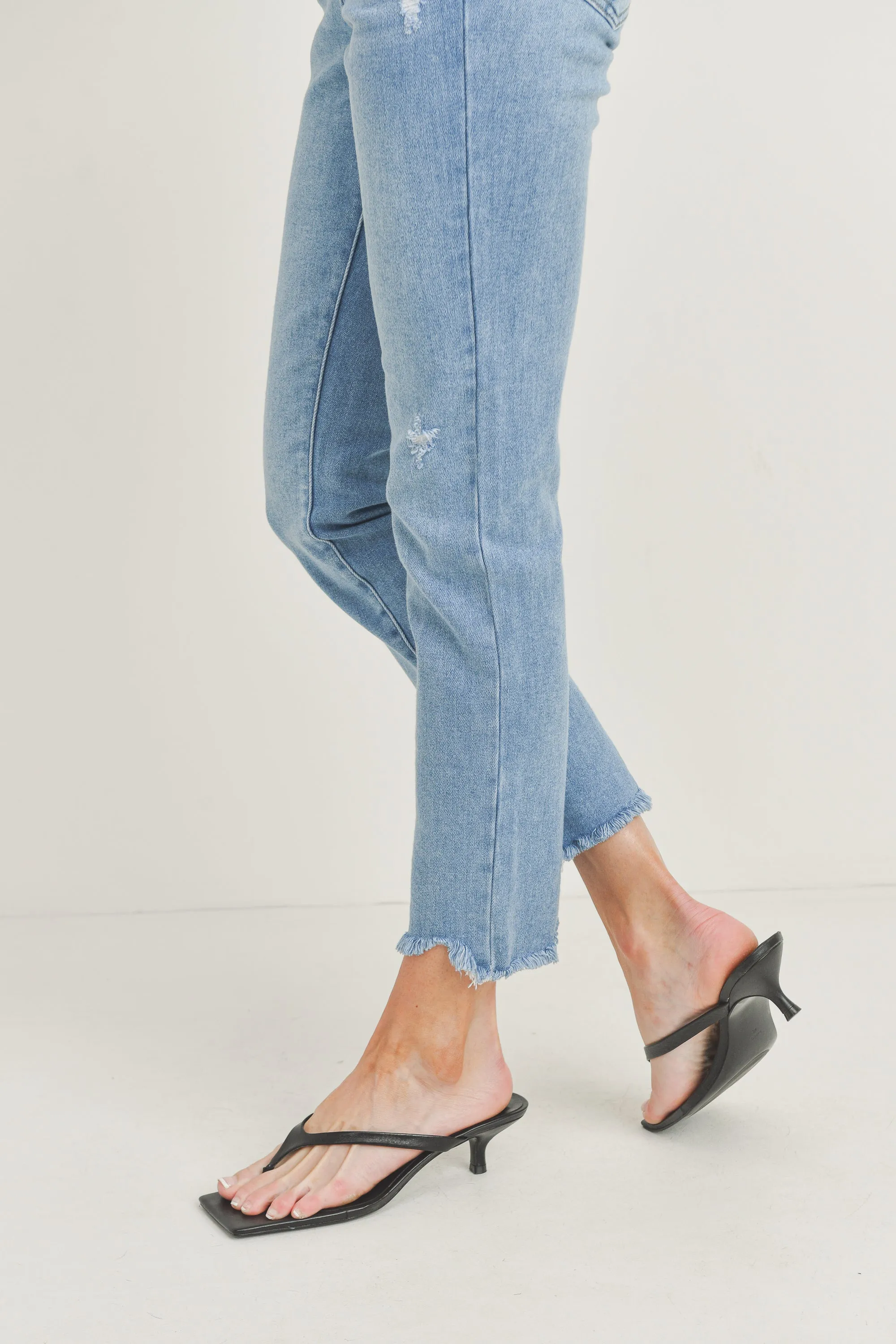 Jennifer High Rise Straight Jean sold by Just USA product image thumbnail 4