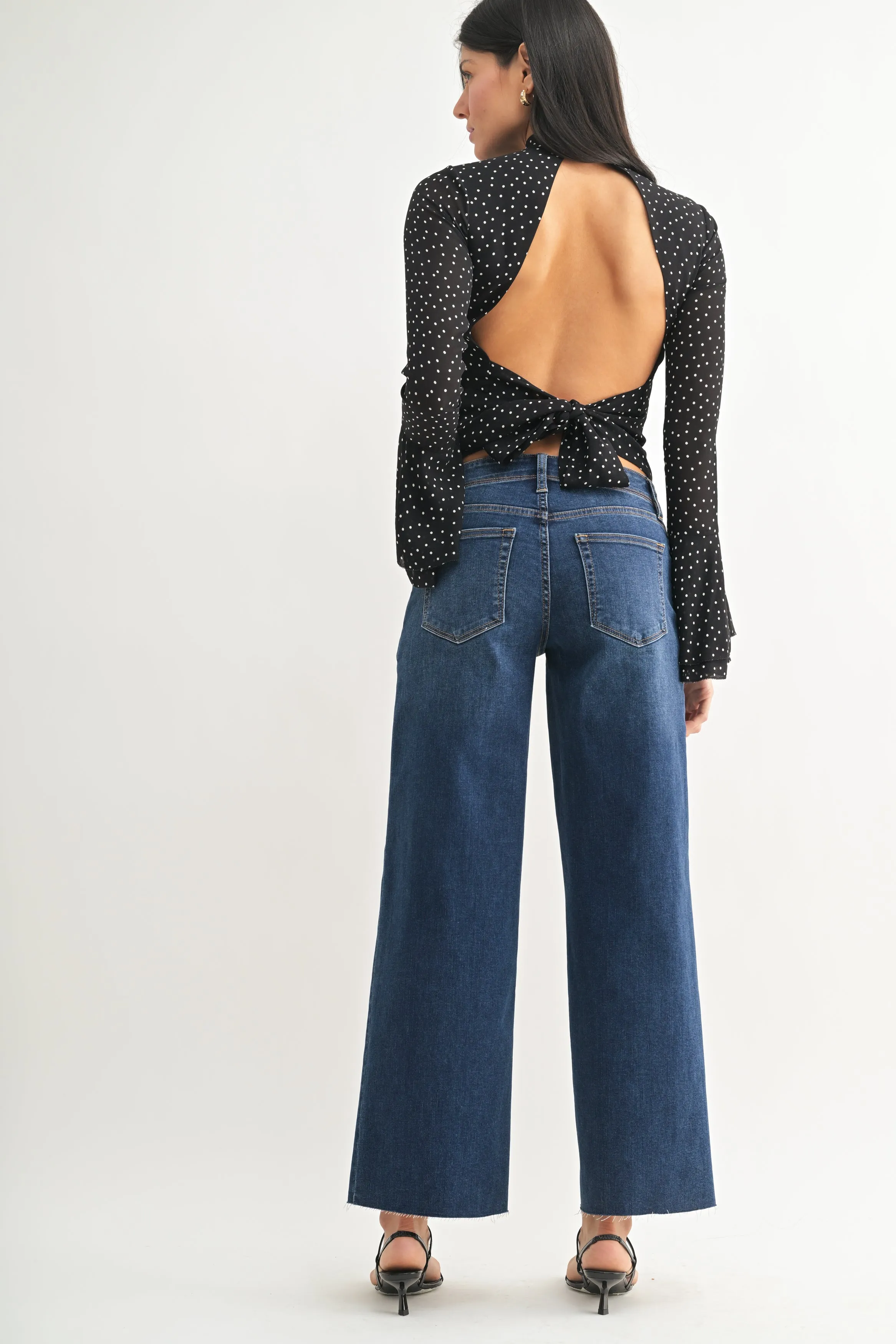 Frankie Utility Slim Wide Leg Jean sold by Just USA product image thumbnail 3