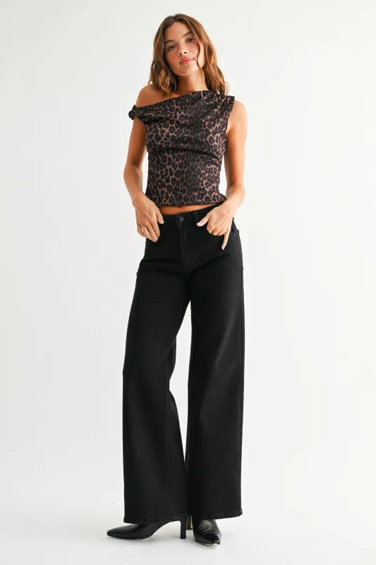 Harper High Rise Full Length Straight Jean made by Just USA