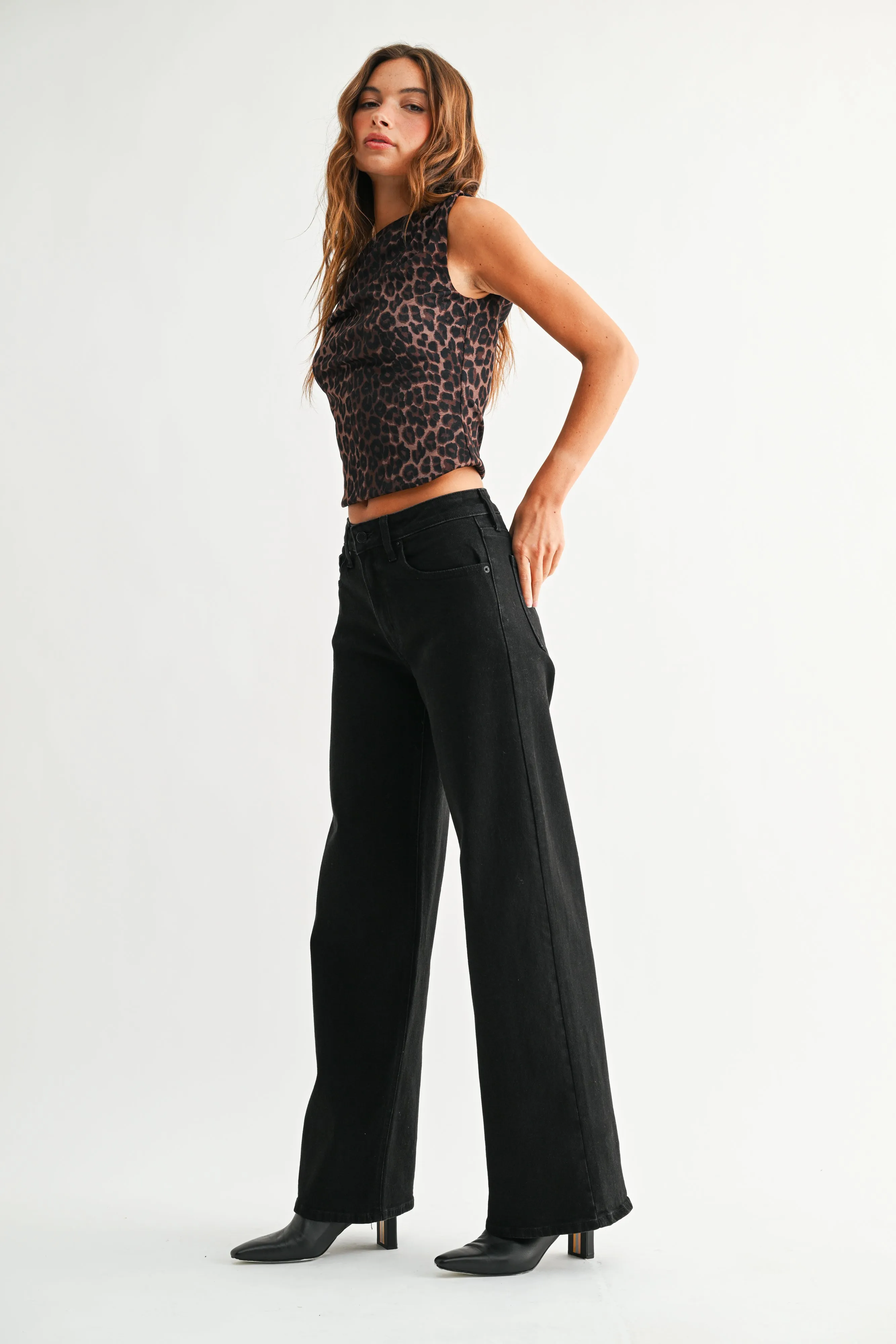 Harper High Rise Full Length Straight Jean sold by Just USA product image thumbnail 3