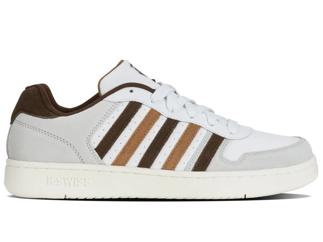 06931-919-M | COURT PALISADES | WHITE/TOASTED COCONUT/CHOCOLATE BROWN sold by K-Swiss