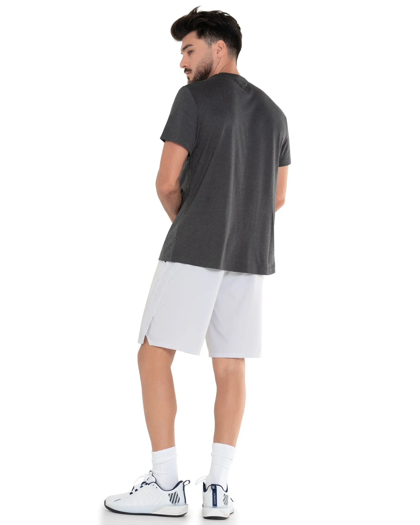 107700-077 | LUXE TECH CREW | HEATHER BLACK sold by K-Swiss product image thumbnail 3