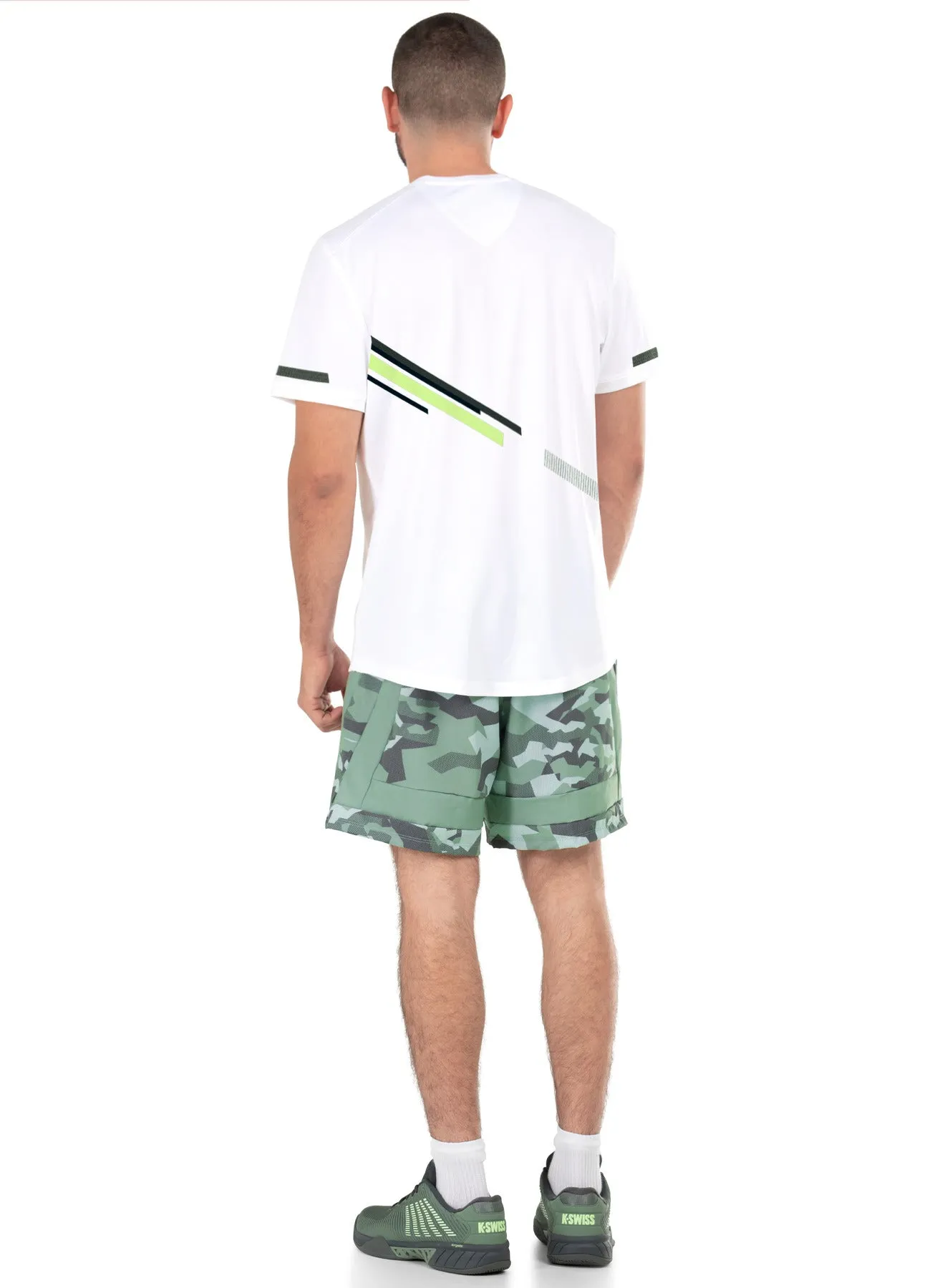 109100-100 | DYNAMIC STRIPE S/S | WHITE sold by K-Swiss product image thumbnail 3