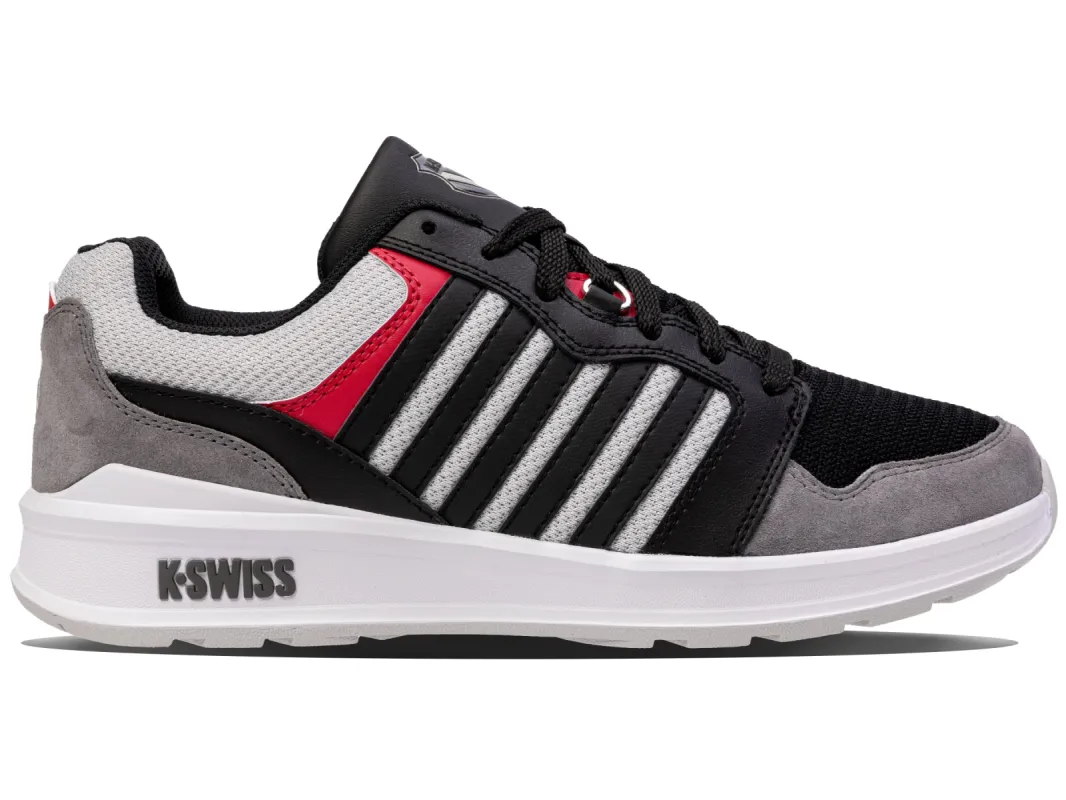 09079-030-M | RIVAL TRAINER T | BLACK/LUNAR ROCK/MARS RED sold by K-Swiss