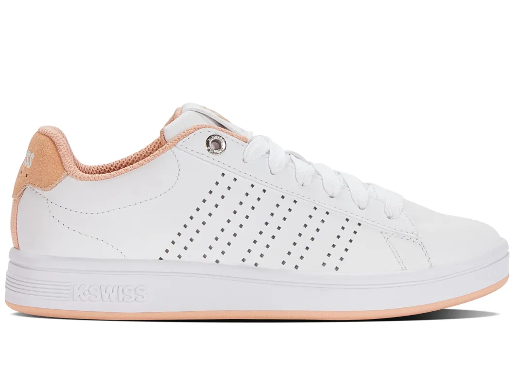 98449-944-M | COURT CASPER III | WHITE/PISTACHIO SHELL/ALMOST APRICOT made by K-Swiss