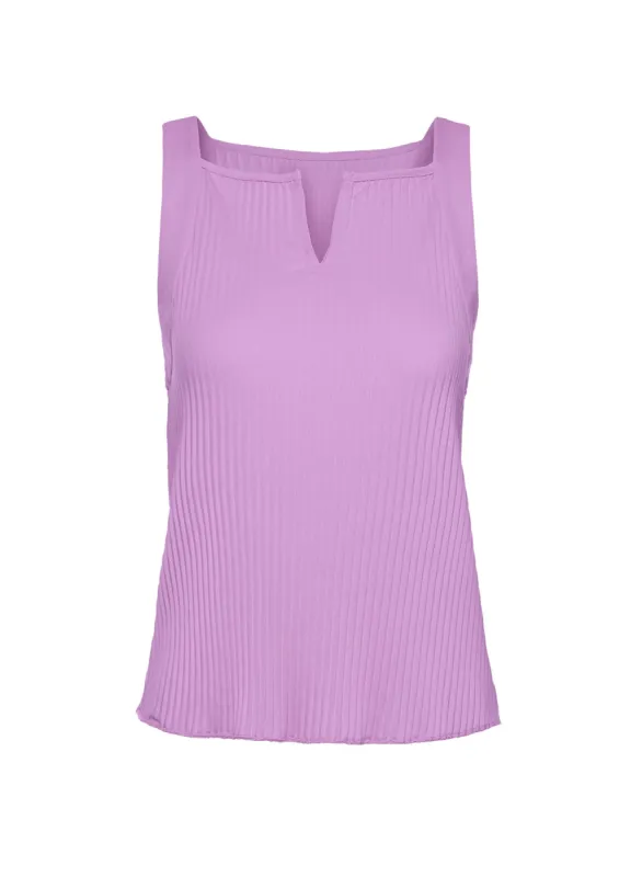 196054-520 | DEEP V PLEATED TANK | AMETHYST sold by K-Swiss