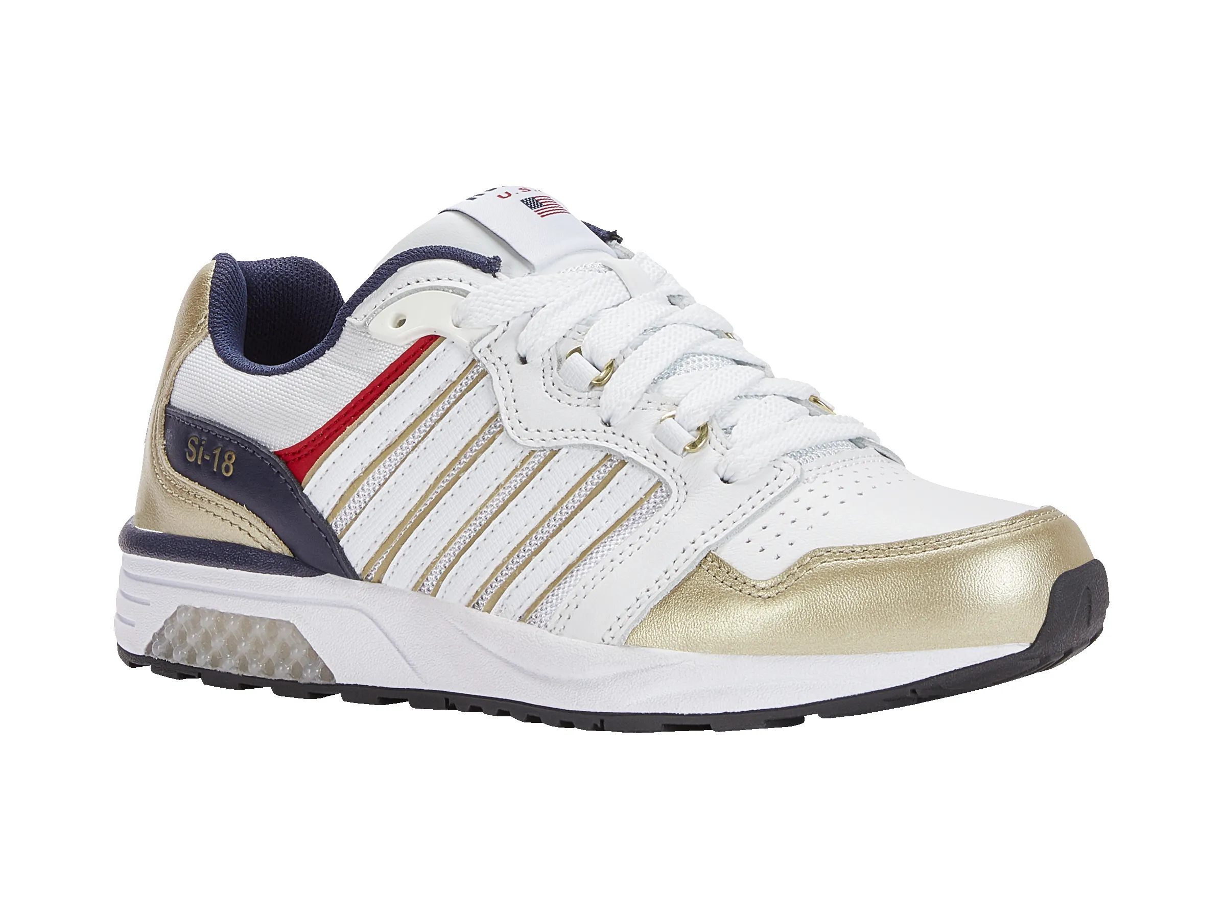 98532-194-M | SI-18 RANNELL USA | WHT/GOLD/PEACOT sold by K-Swiss product image thumbnail 2