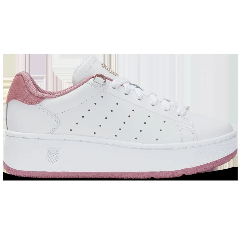 K98536-165 |  Women's Classic PF Platform |  White/Foxglove/Rose Gold sold by K-Swiss