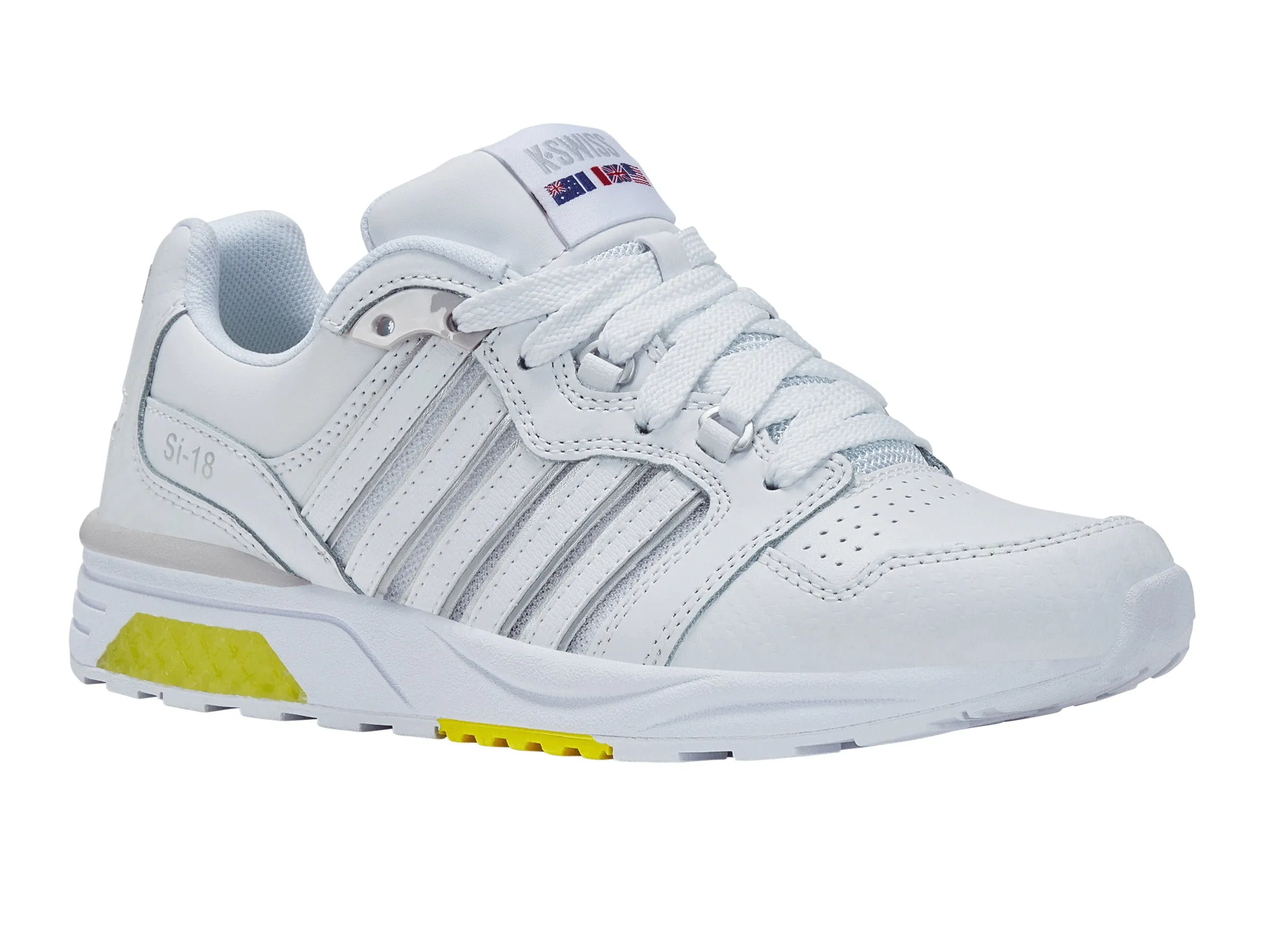 97920-193-M | SI-18 RANNELL | WHITE/WHITE/SULPHUR sold by K-Swiss product image thumbnail 2