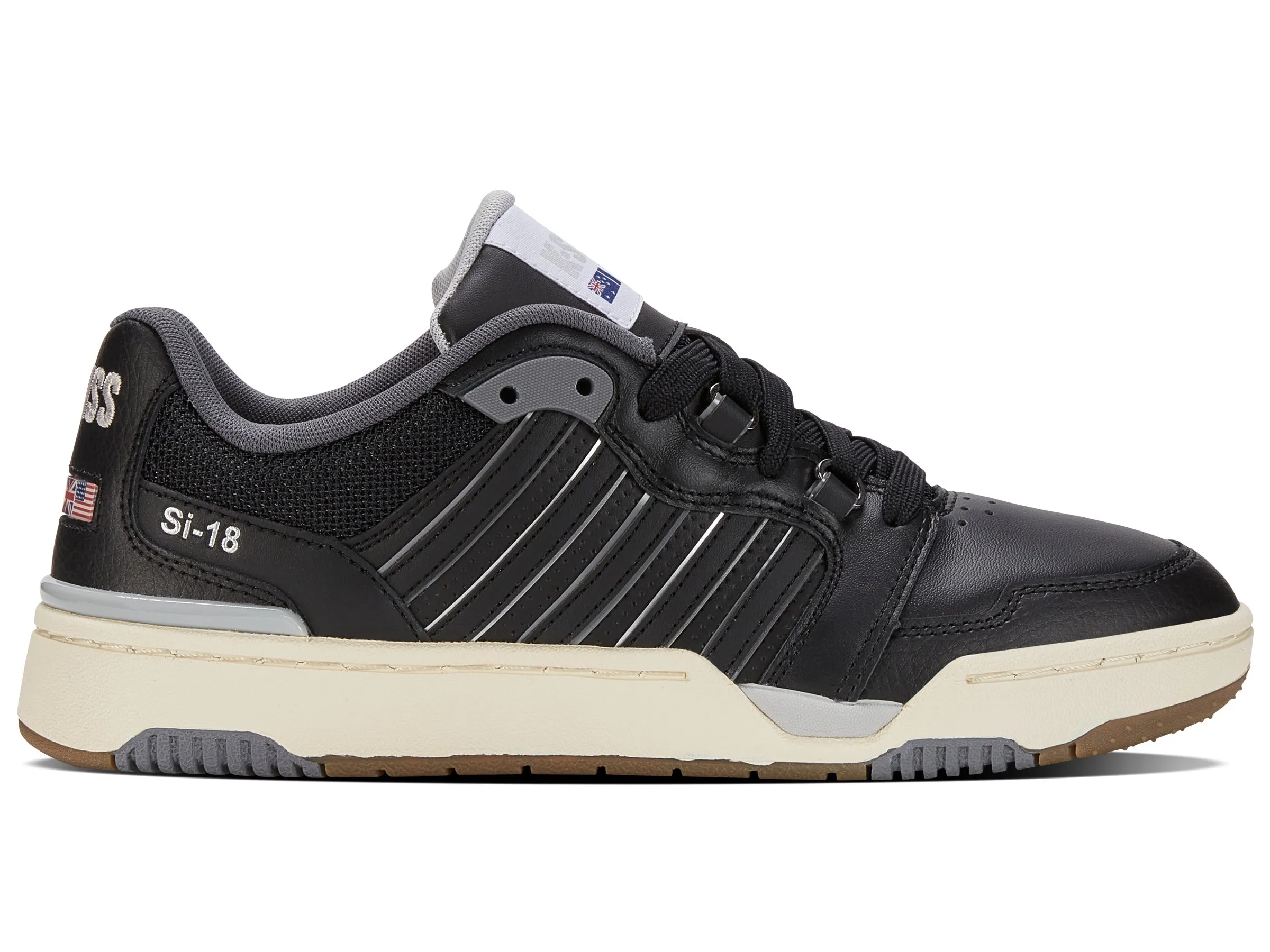 08531-076-M | SI-18 RIVAL | BLACK/GRAY/ANTIQUE WHITE sold by K-Swiss