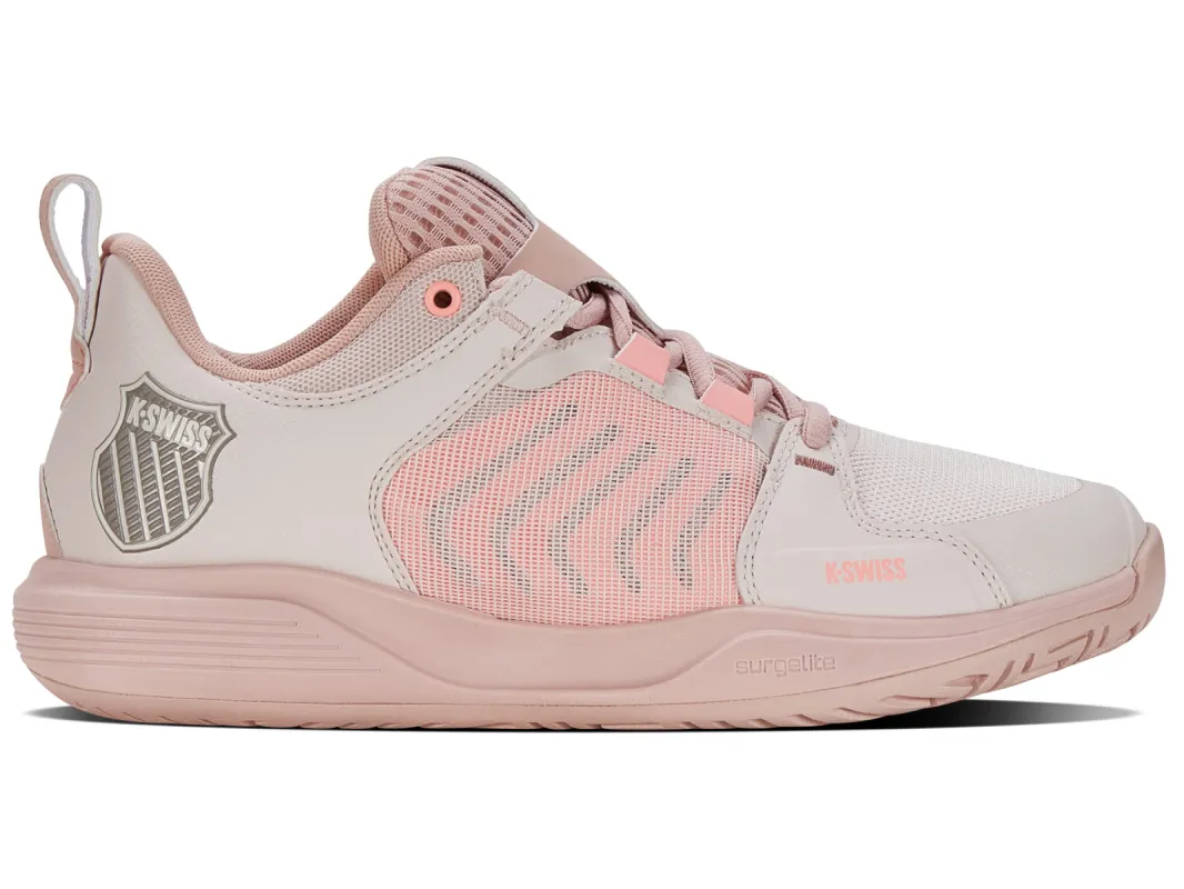 97395-676-M | ULTRASHOT TEAM | ALMOST MAUVE/SEPIA ROSE/PALE NEON CORAL sold by K-Swiss