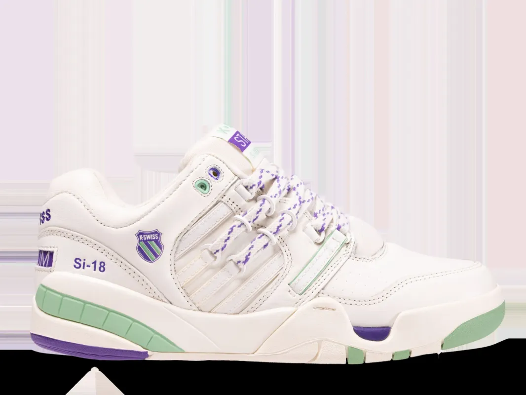 K05823-150 | Men's SI-18 International x Stadium Goods | Snow White/Meadow/Passion Flower sold by K-Swiss