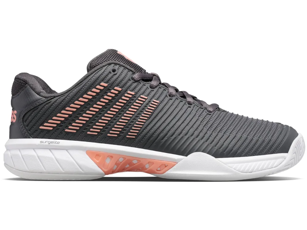 96613-009-M | HYPERCOURT EXPRESS 2 | ASPHALT/WHITE/PEACH AMBER sold by K-Swiss