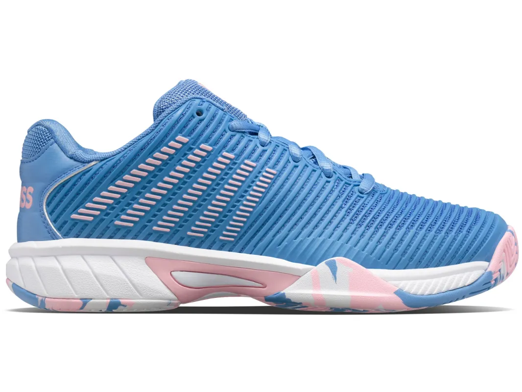 86613-454-M | HYPERCOURT EXPRESS 2 | SILVER LAKE BLUE/WHITE/ORCHID PINK sold by K-Swiss