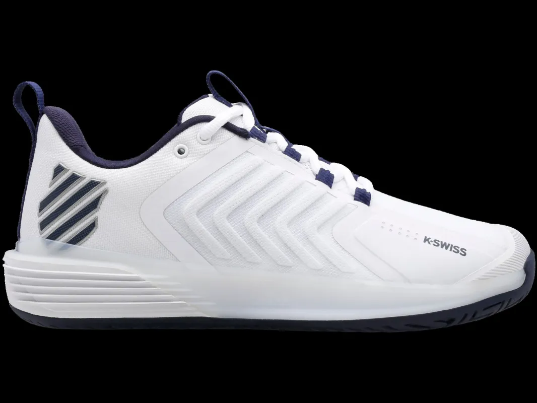 K06988-177 | Mens Ultrashot 3 | White/Peacoat/Silver sold by K-Swiss
