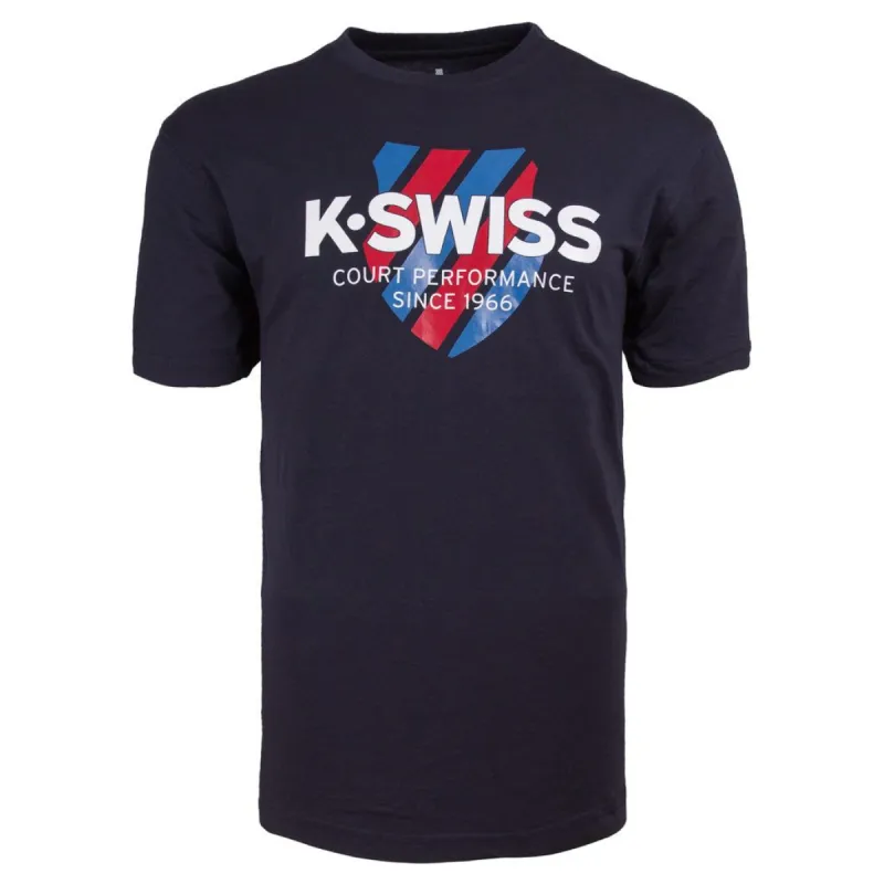 KSM183TE03 | Men's Lockup Tee | Navy - Final Sale made by K-Swiss