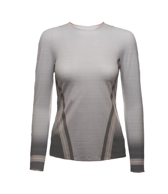 196049-025 | PLEATED L/S CREW | ASPHALT sold by K-Swiss