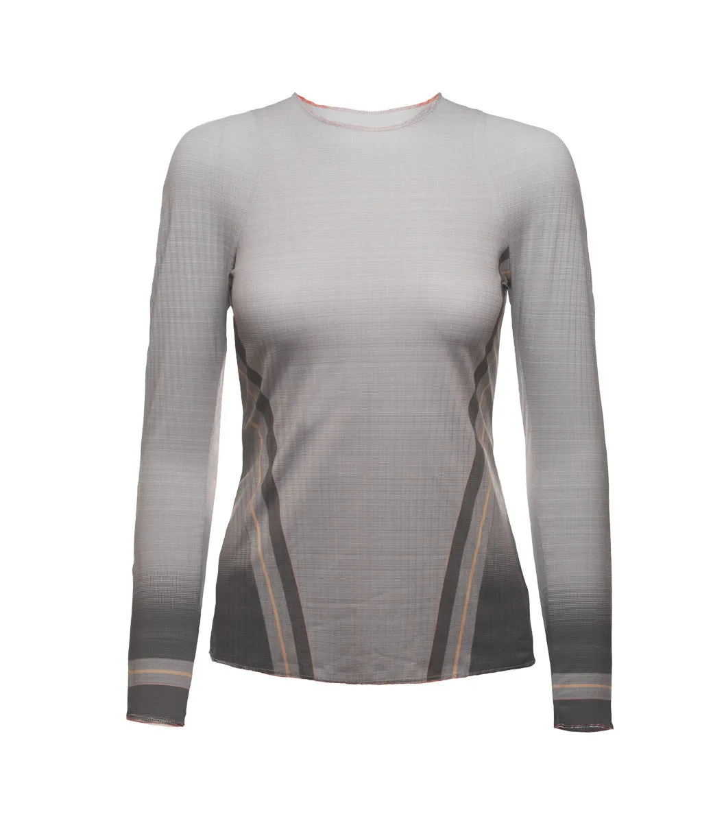 196049-025 | PLEATED L/S CREW | ASPHALT sold by K-Swiss