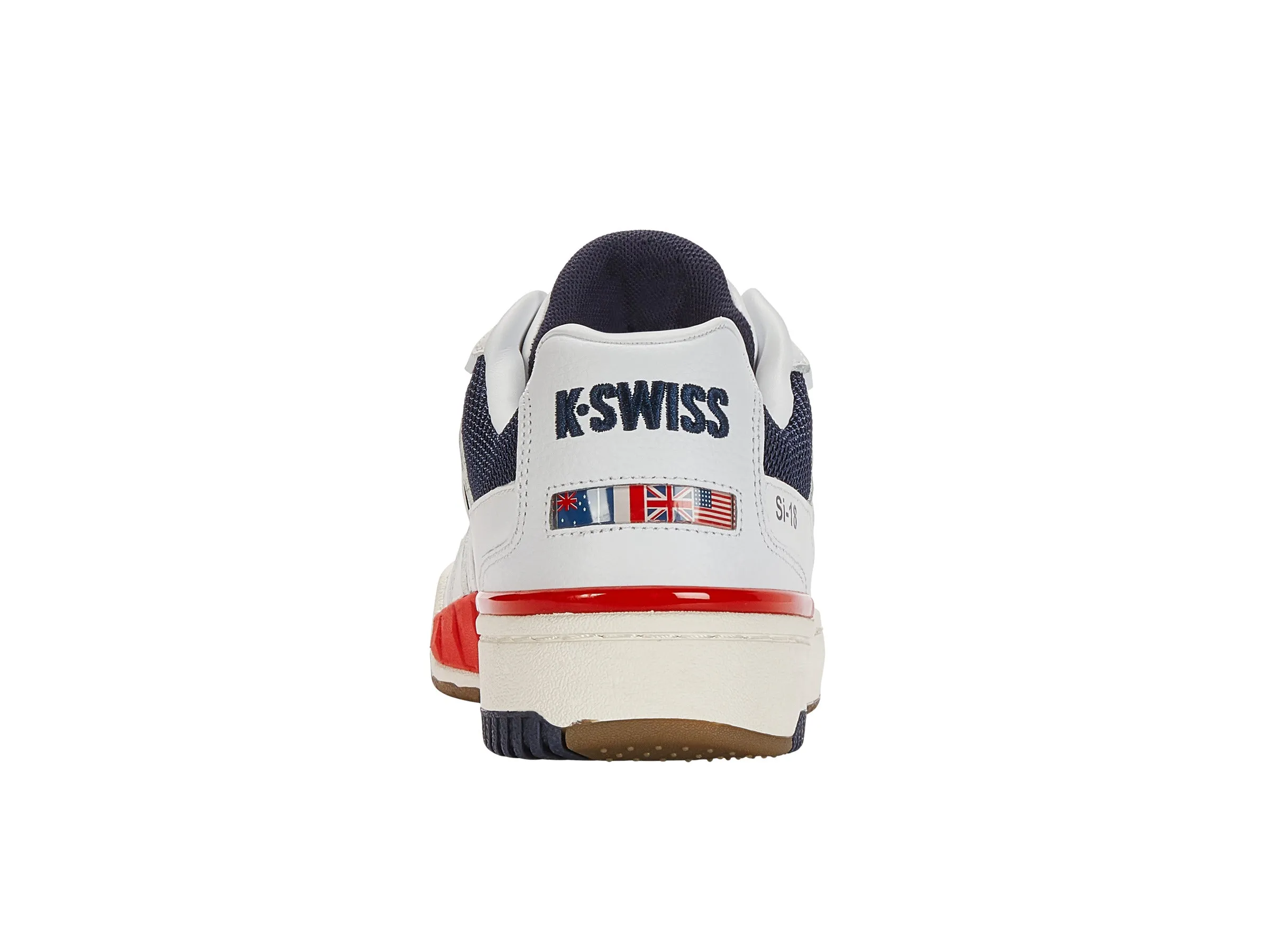 08531-130-M | SI-18 RIVAL | BRILLIANT WHITE/NAVY/RED sold by K-Swiss product image thumbnail 4