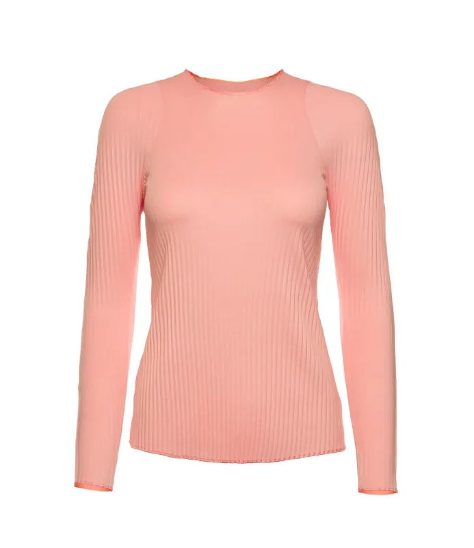 196052-815 | PLEATED L/S CREW | PEACH sold by K-Swiss
