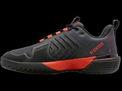 K06988-061 | Mens Ultrashot 3 | Asphalt/Jet Blue/Spicy Orange sold by K-Swiss