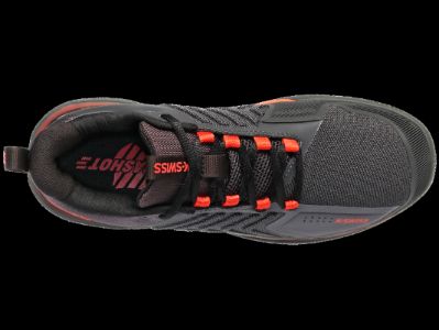 K06988-061 | Mens Ultrashot 3 | Asphalt/Jet Blue/Spicy Orange sold by K-Swiss