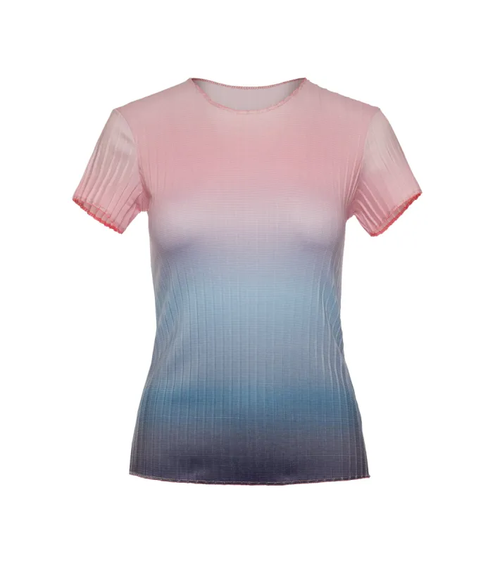 196051-466 | PLEATED S/S CREW | SILVERLAKE BLUE made by K-Swiss