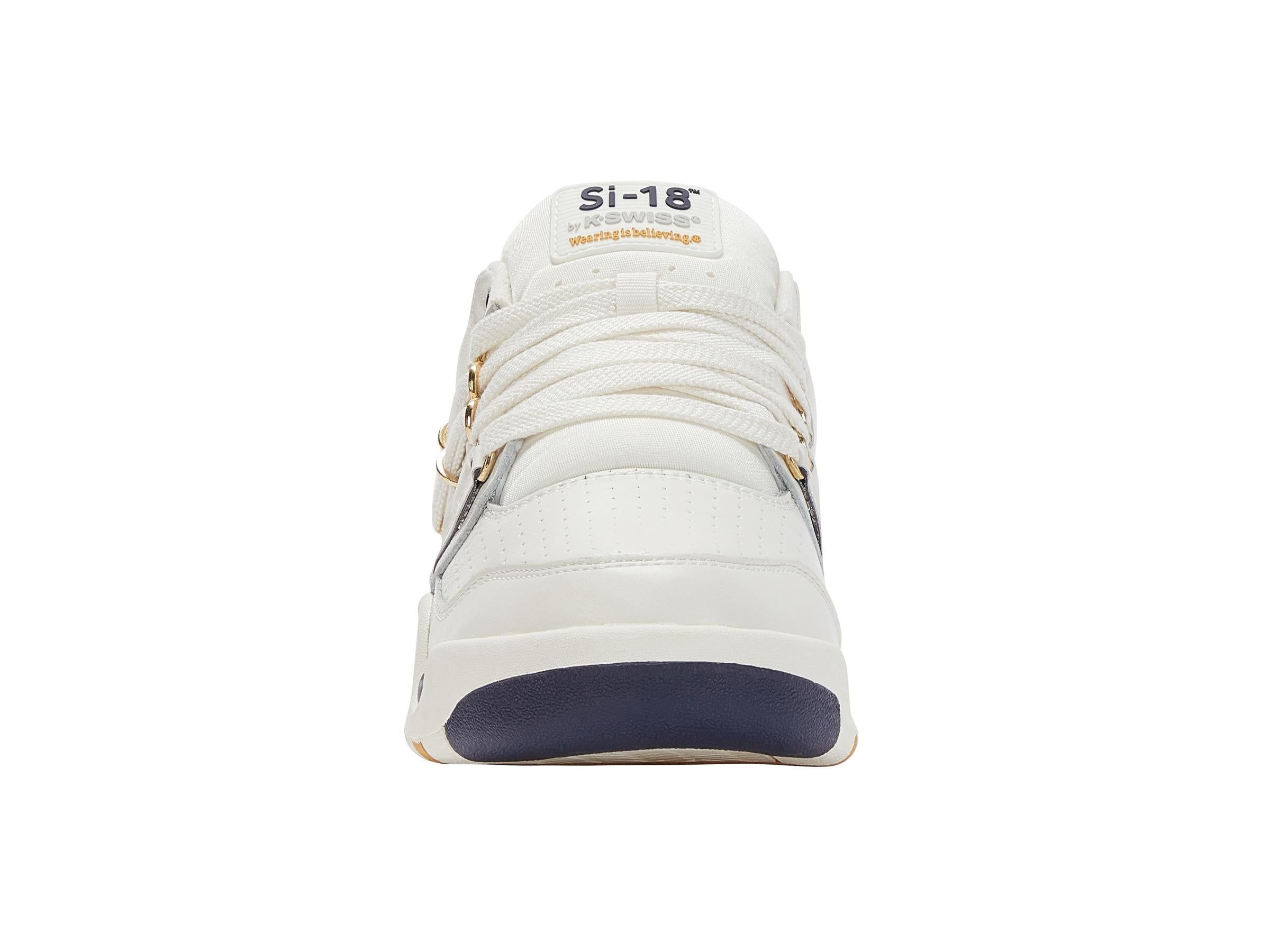 K07397-138 | Men's Si-18 Premier | Snow White/Navy/Honey Gold sold by K-Swiss product image thumbnail 4