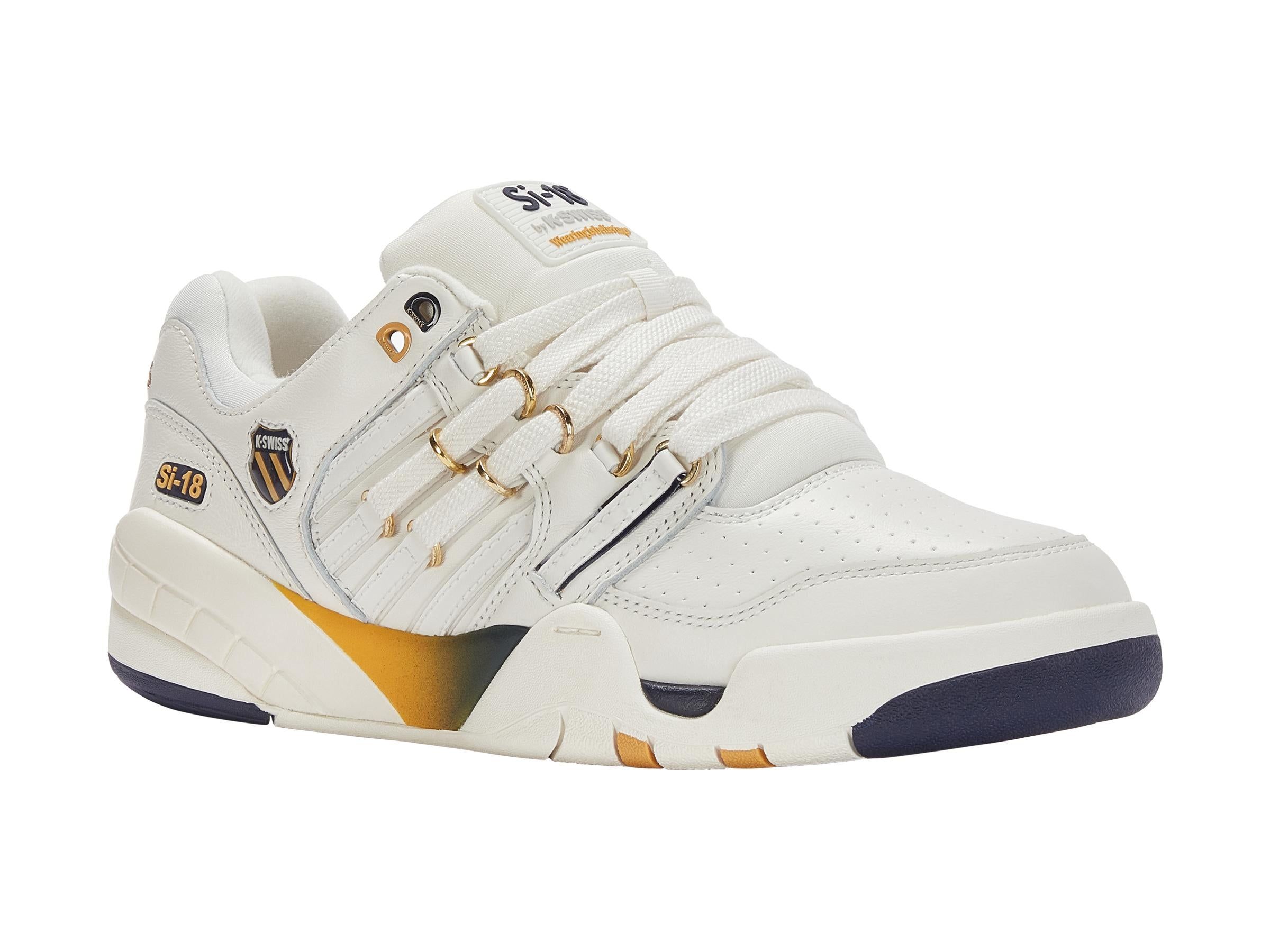 K07397-138 | Men's Si-18 Premier | Snow White/Navy/Honey Gold sold by K-Swiss product image thumbnail 3