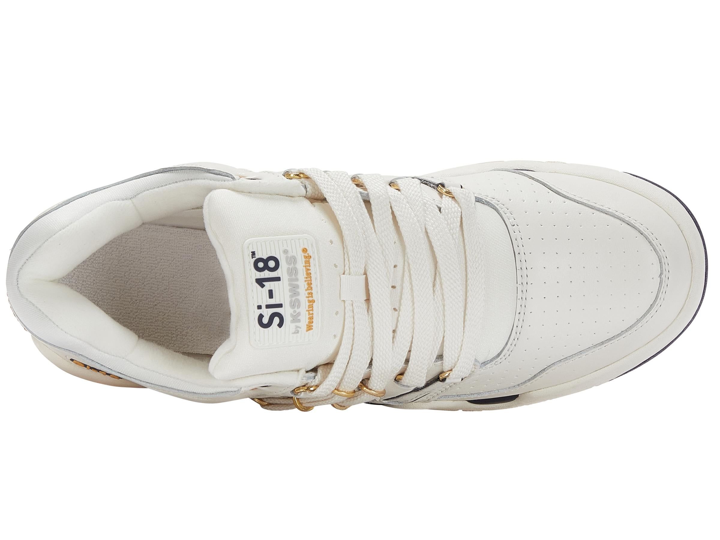 K07397-138 | Men's Si-18 Premier | Snow White/Navy/Honey Gold sold by K-Swiss product image thumbnail 8