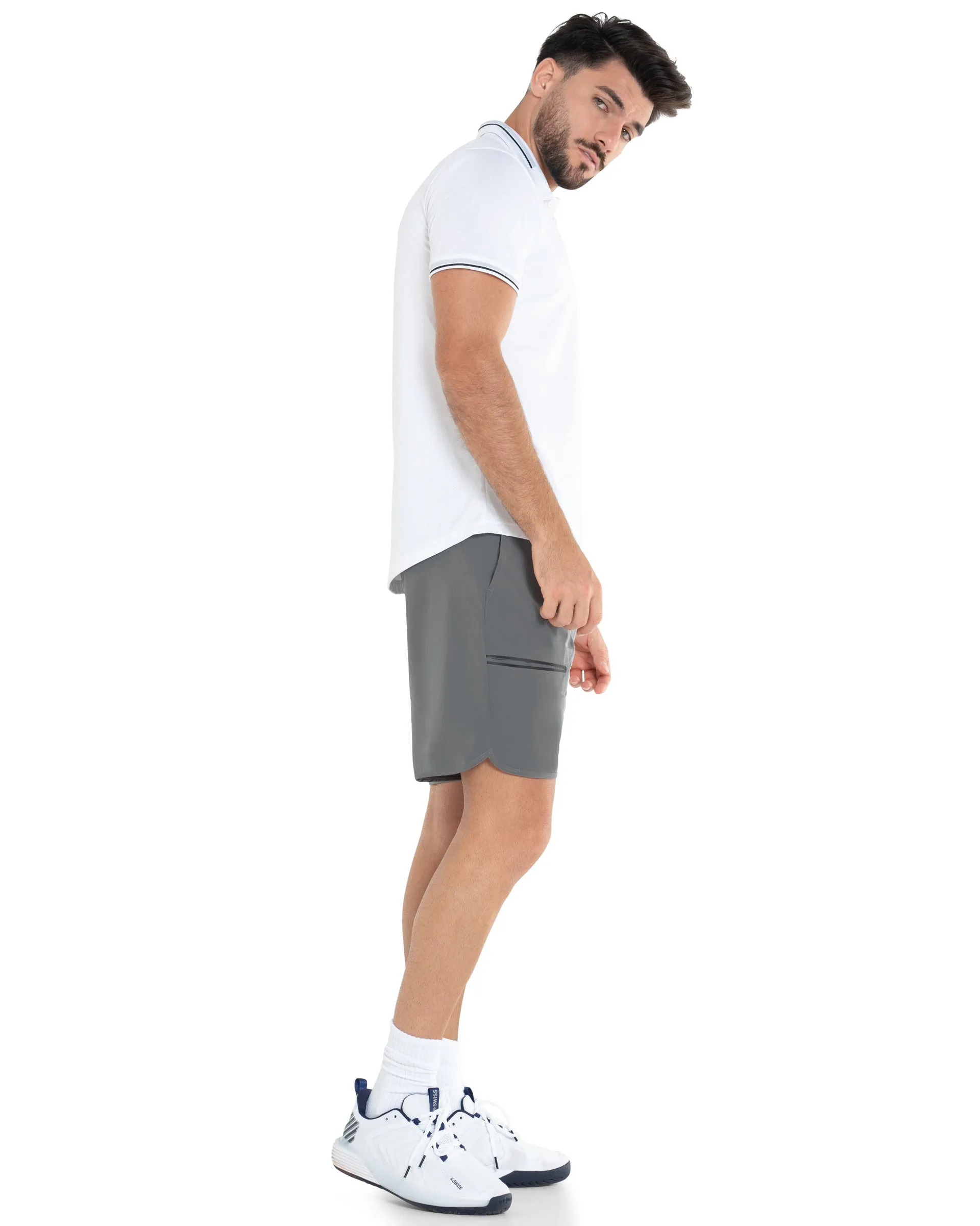 107265-100 | HERITAGE POLO S/S | WHITE sold by K-Swiss product image thumbnail 2