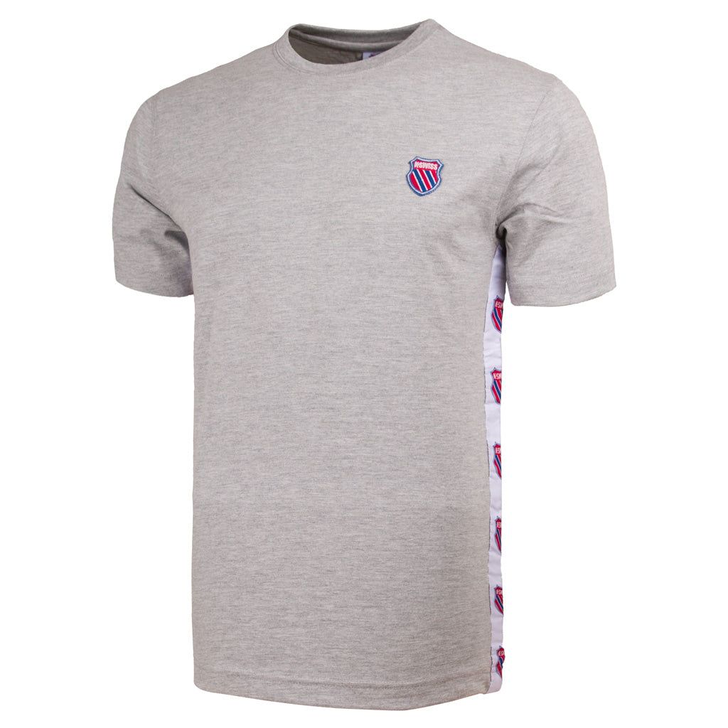 KSM183TE06 | Men's Badged Tee | Grey Heather - Final Sale sold by K-Swiss