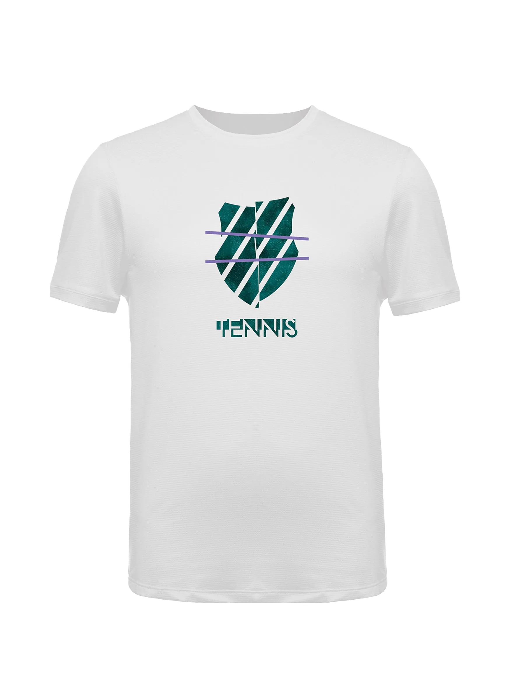 107235-320 | STRIPE LOGO S/S | EVERGREEN sold by K-Swiss