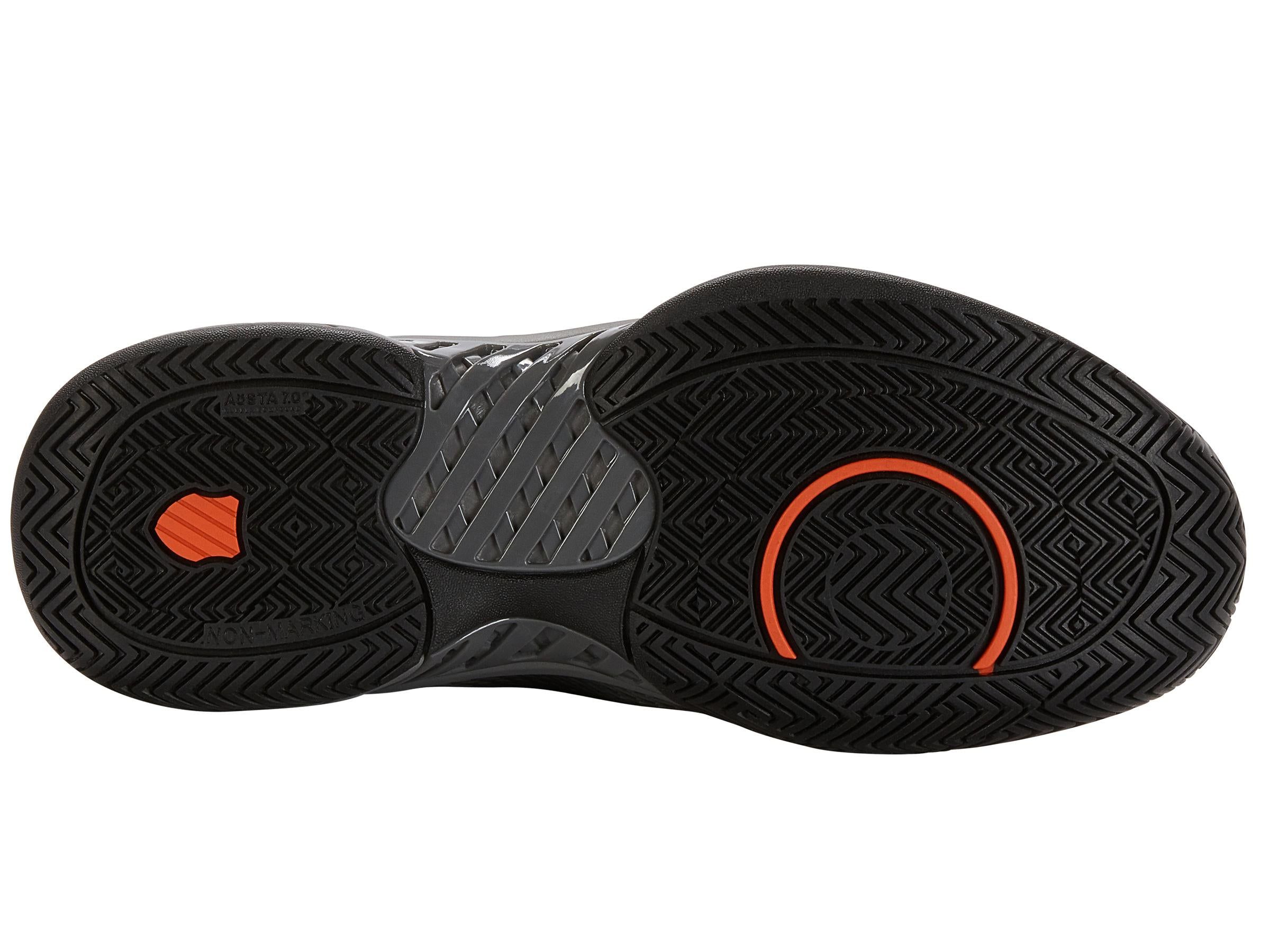 K06563-052 | Men's Express Light Pickleball | Steel Gray/Jet Black/Spicy Orange sold by K-Swiss product image thumbnail 6