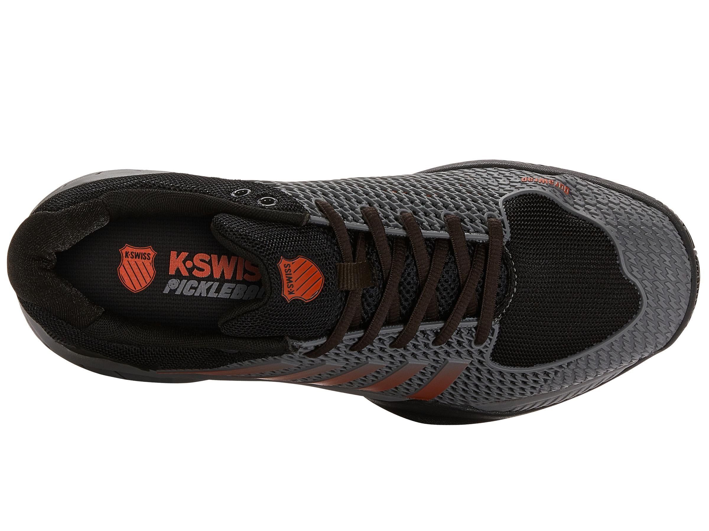 K06563-052 | Men's Express Light Pickleball | Steel Gray/Jet Black/Spicy Orange sold by K-Swiss product image thumbnail 7
