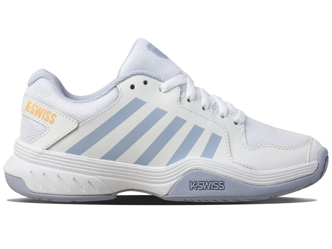 98552-958-M | COURT EXPRESS PICKLEBALL | WHITE/HEATHER/PEACH FUZZ sold by K-Swiss