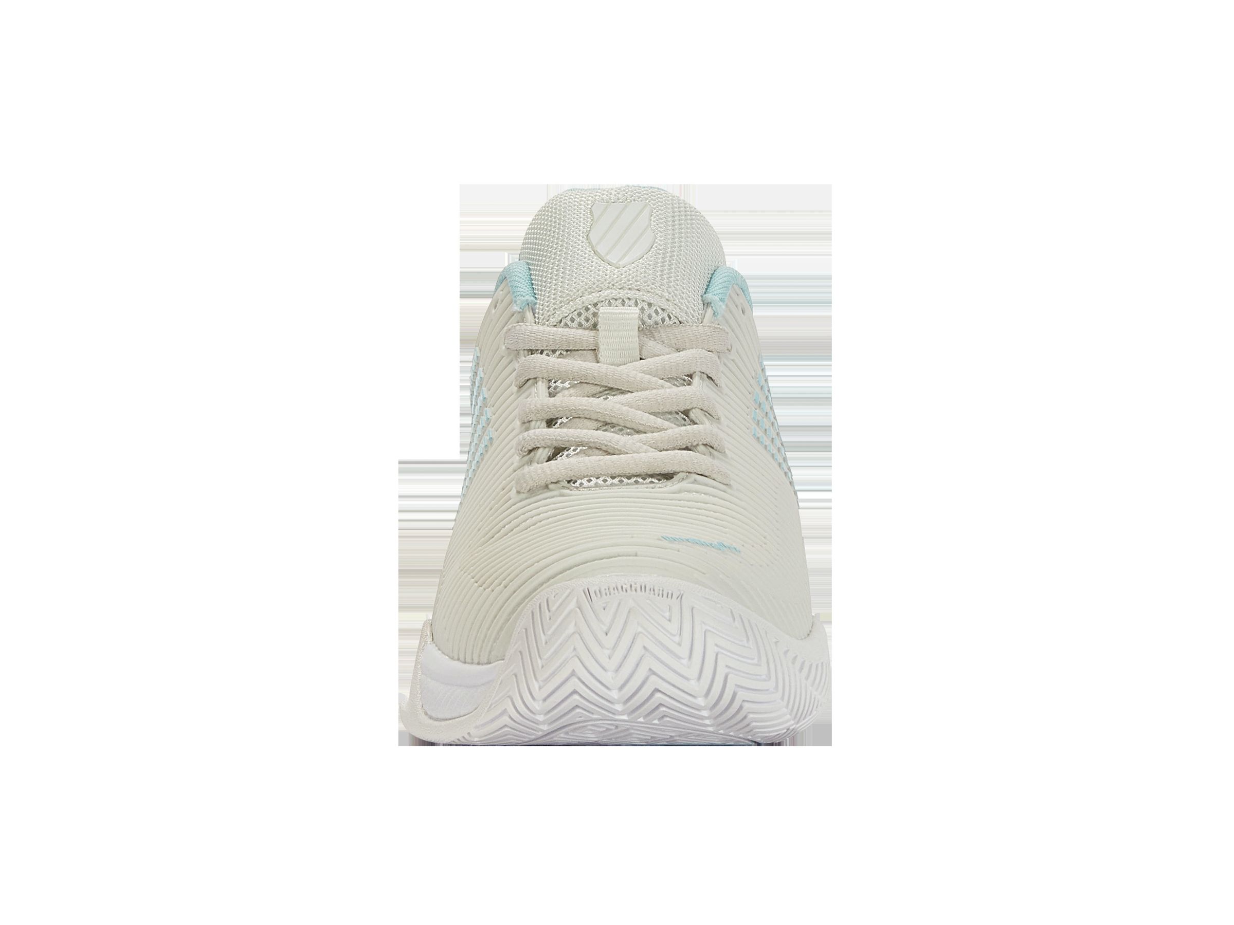K96807XW-089 | Women's Hypercourt Express 2 Wide | Vaporous Gray/White/Blue Glow sold by K-Swiss product image thumbnail 3