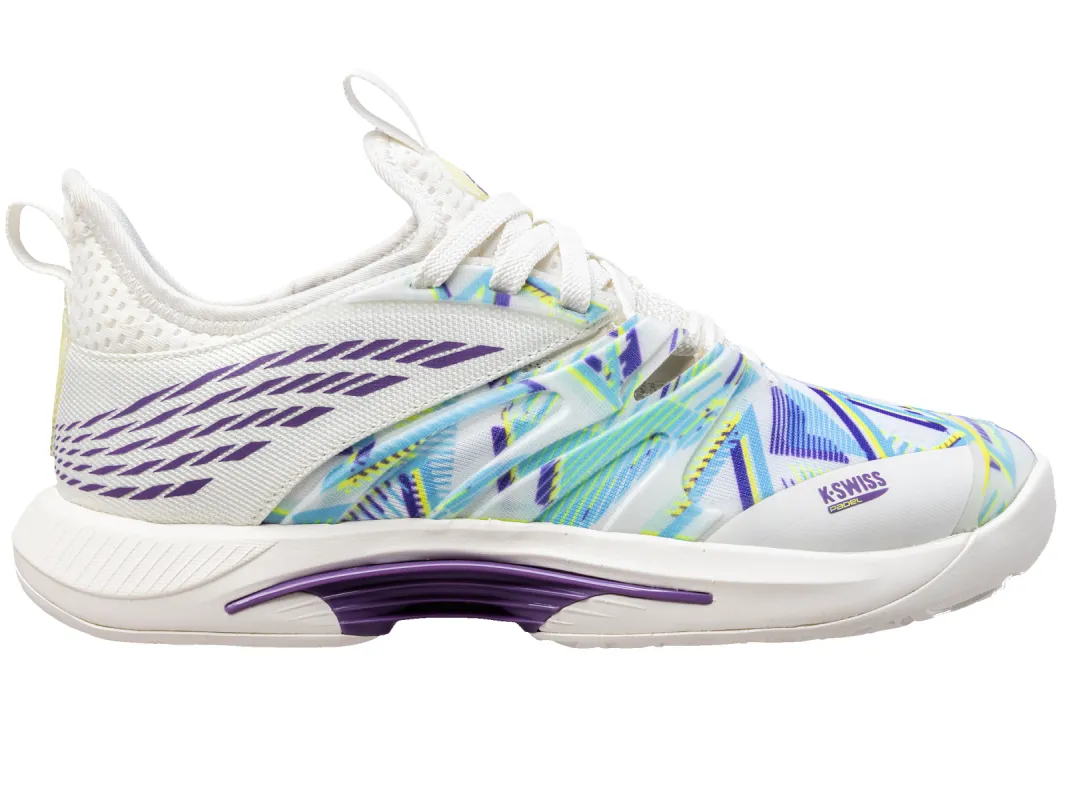 98912-182-M | SPEEDTRAC PADEL | SNOW WHITE/PURPLE HEART/EVENING PRIMROSE sold by K-Swiss