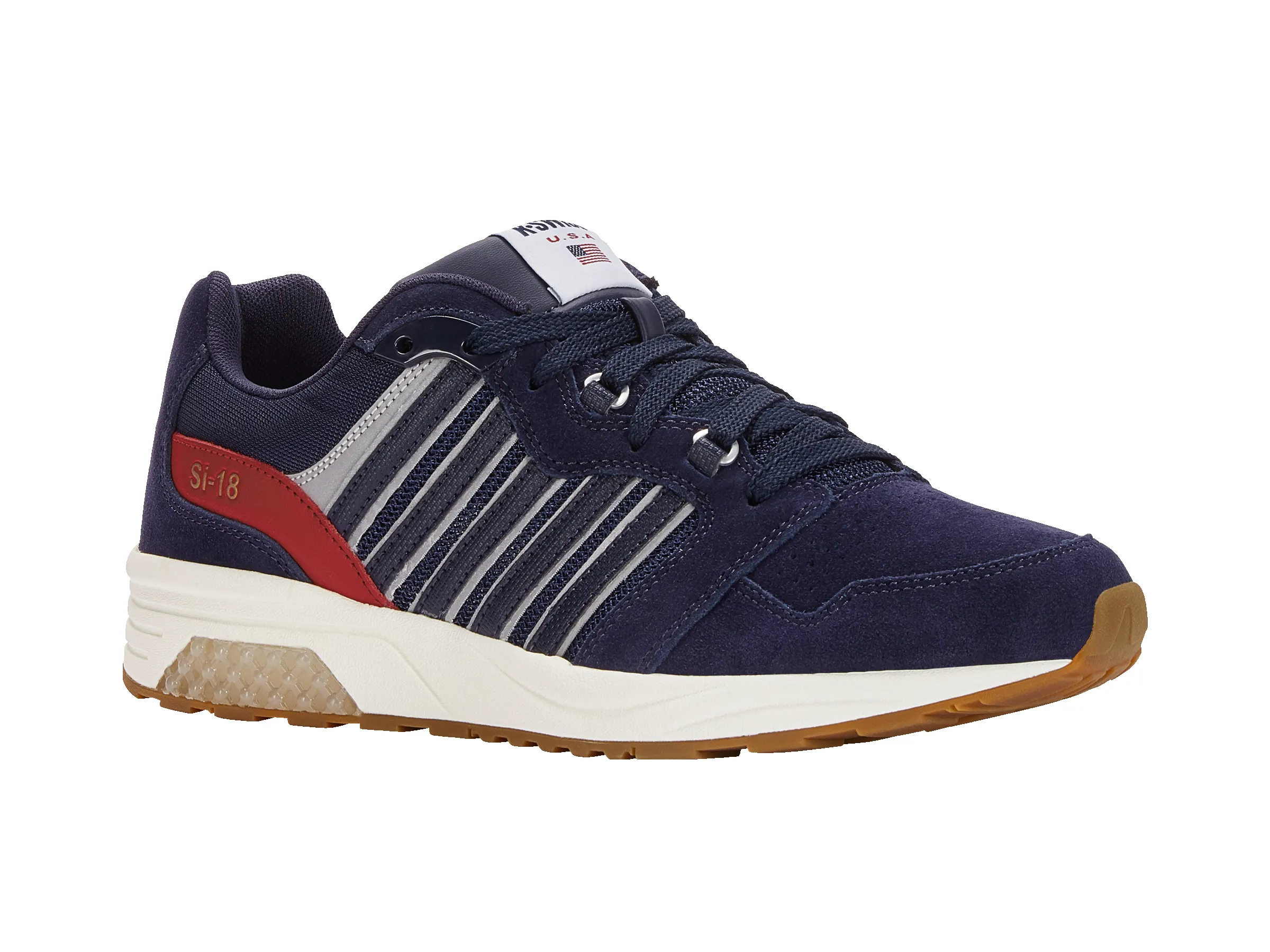 08533-439-M | SI-18 RANNELL SUEDE USA | VINTAGE PEACOT/SAMBA/SNOW WHITE sold by K-Swiss product image thumbnail 2