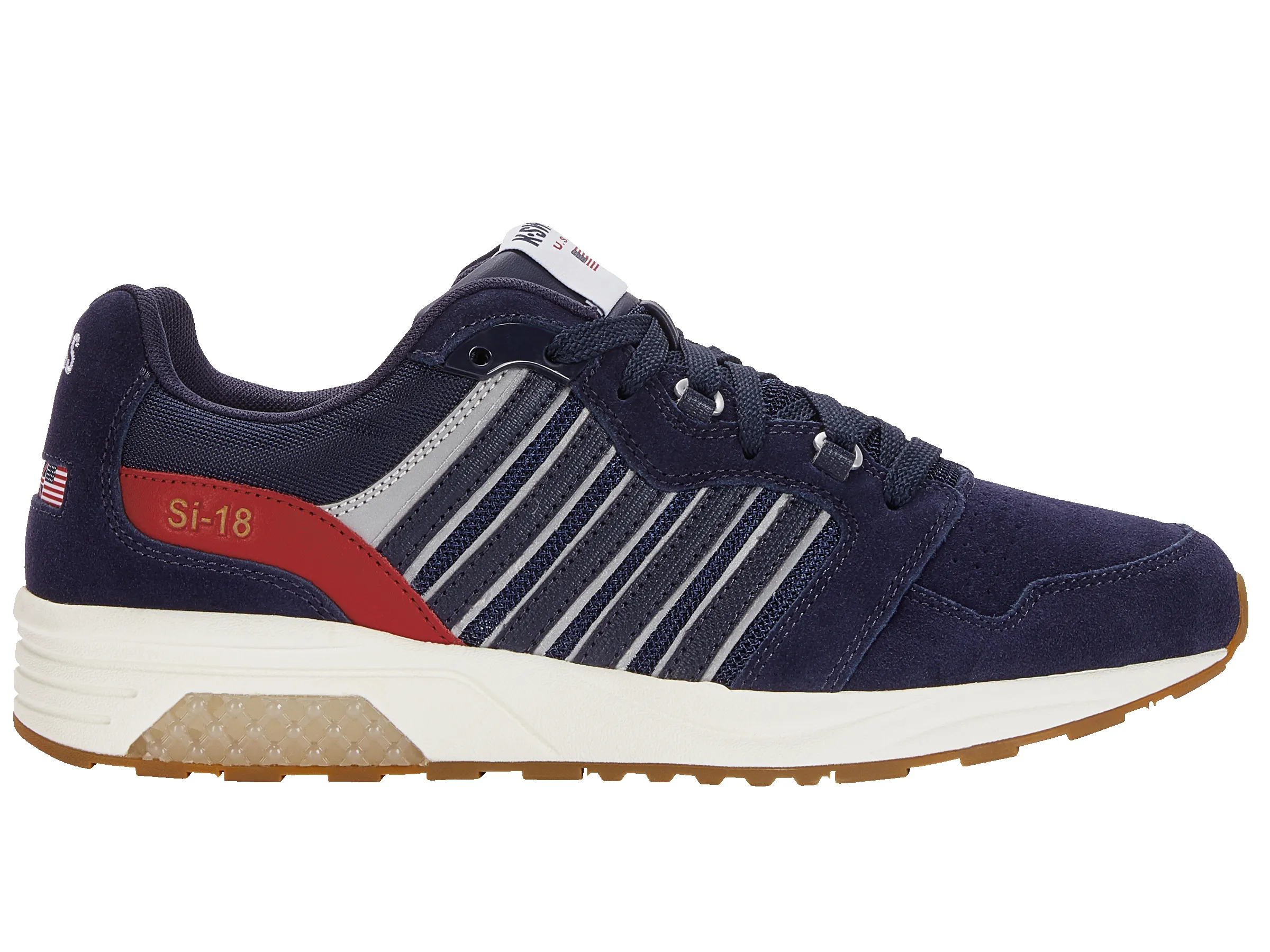 08533-439-M | SI-18 RANNELL SUEDE USA | VINTAGE PEACOT/SAMBA/SNOW WHITE sold by K-Swiss