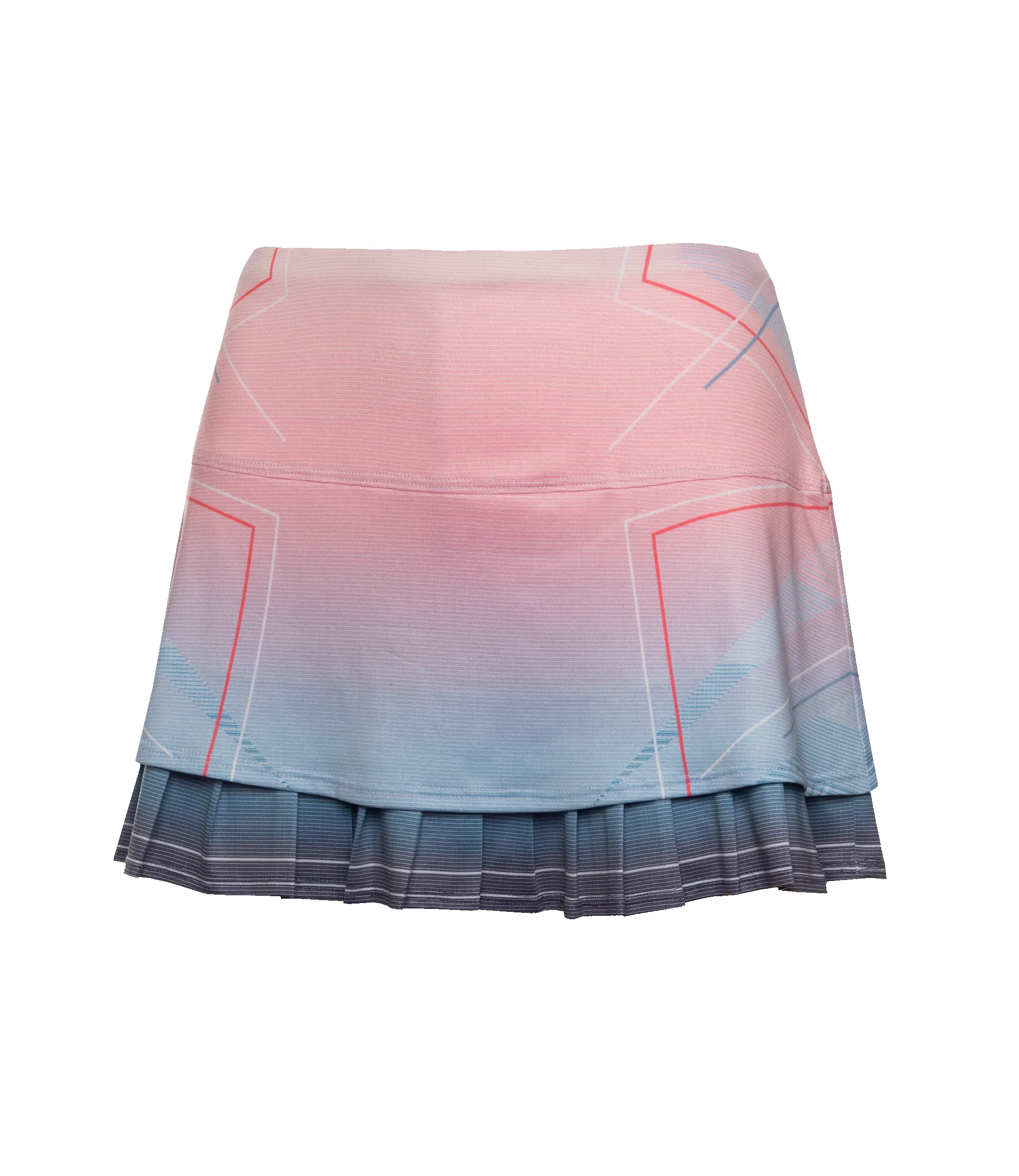 196043-466 | PLEAT SKIRT-12" | SILVERLAKE BLUE sold by K-Swiss