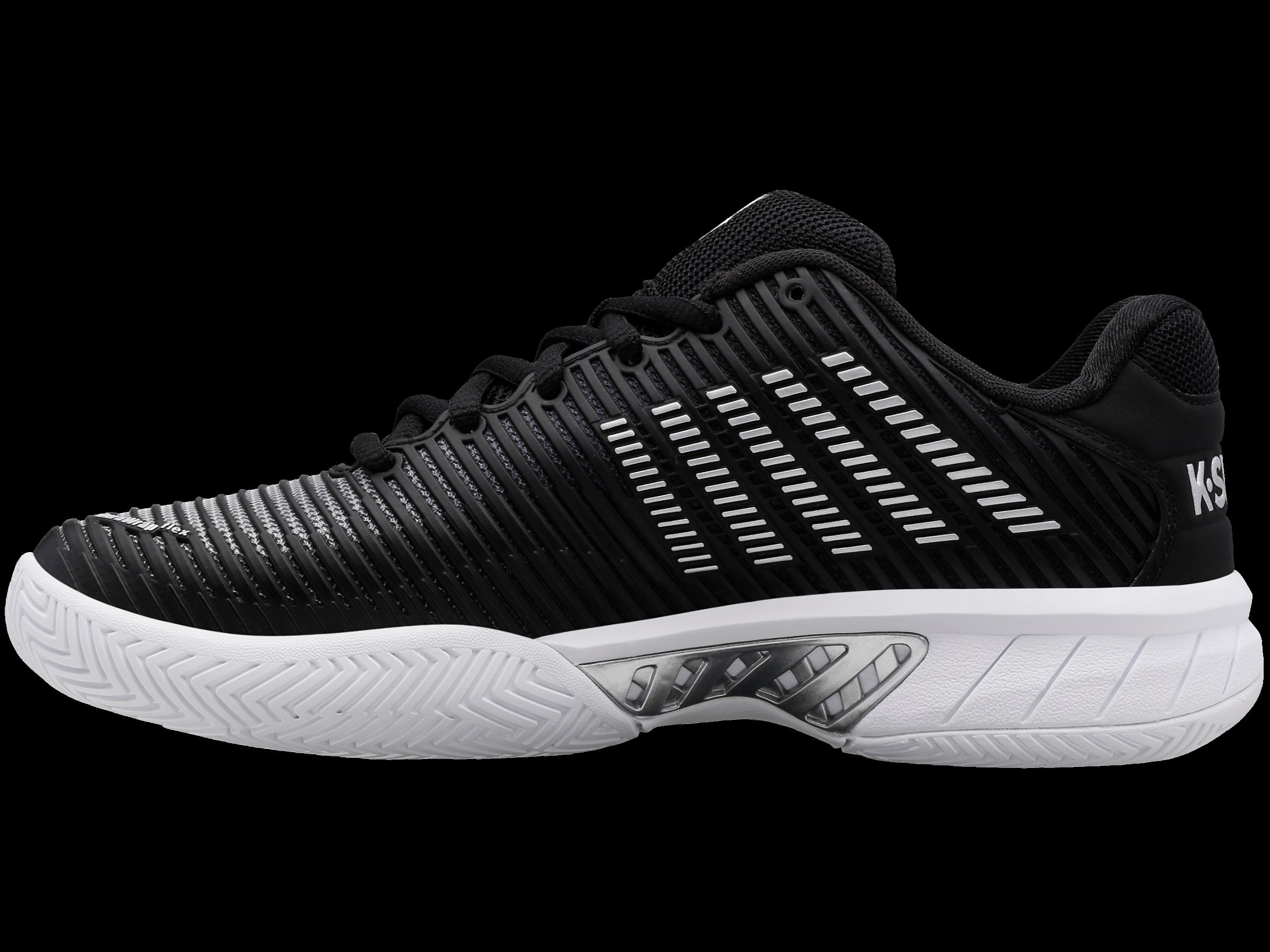 K96613-085 | Women's Hypercourt Express 2 | Black/White/Silver sold by K-Swiss product image thumbnail 5