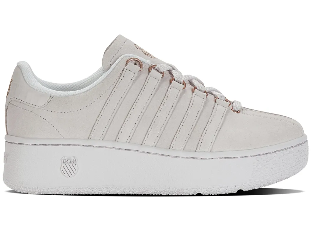 98530-039-M | CLASSIC VN PLATFORM SUEDE | NIMBUS CLOUD/ROSE GOLD sold by K-Swiss
