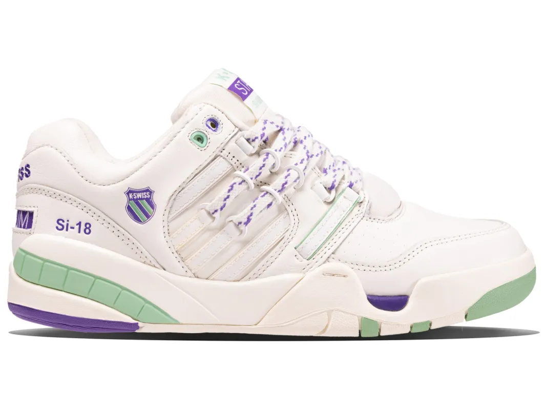 05823-150-M | SI-18 INTERNATIONAL X STADIUM GOODS | SNOW WHITE/MEADOW/PASSION FLOWER sold by K-Swiss