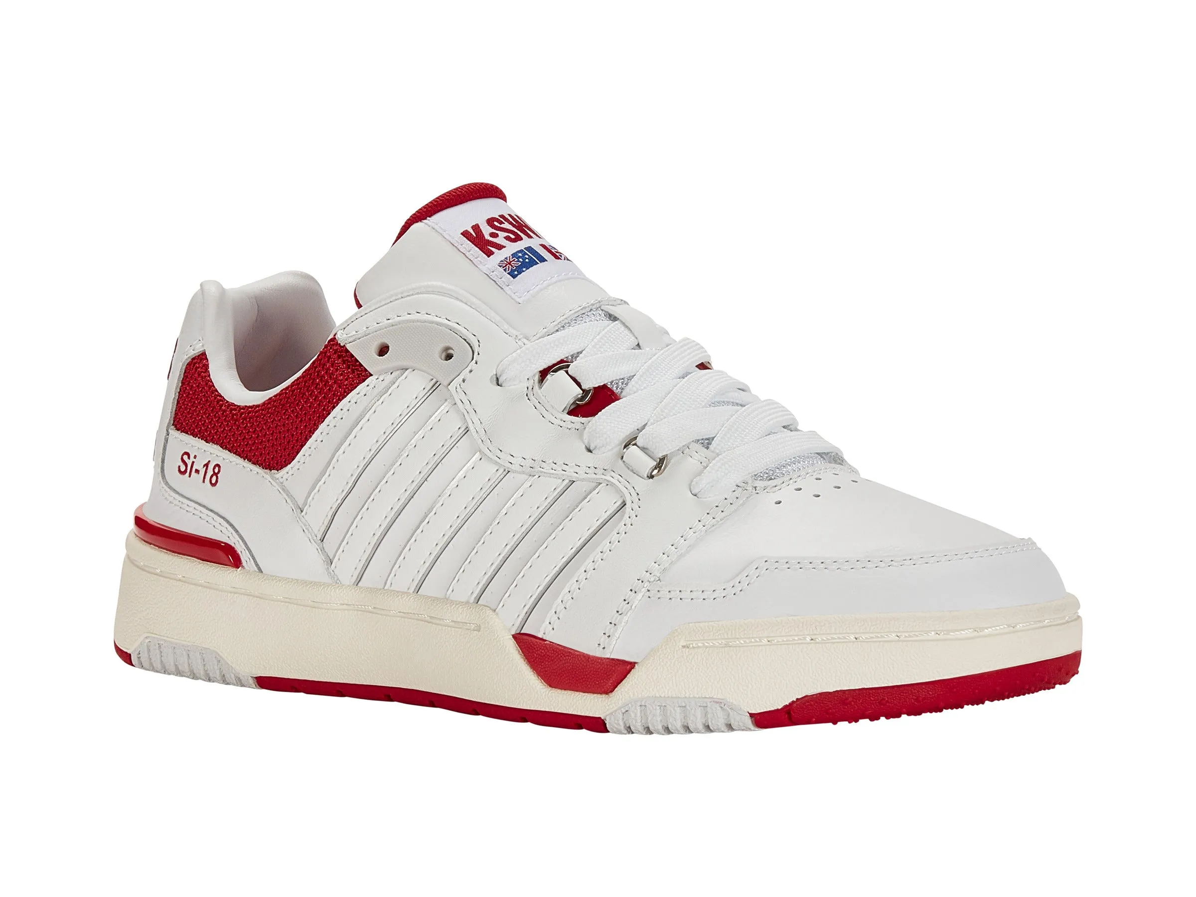 08531-119-M | SI-18 RIVAL | BRILLIANT WHITE/RED sold by K-Swiss product image thumbnail 2