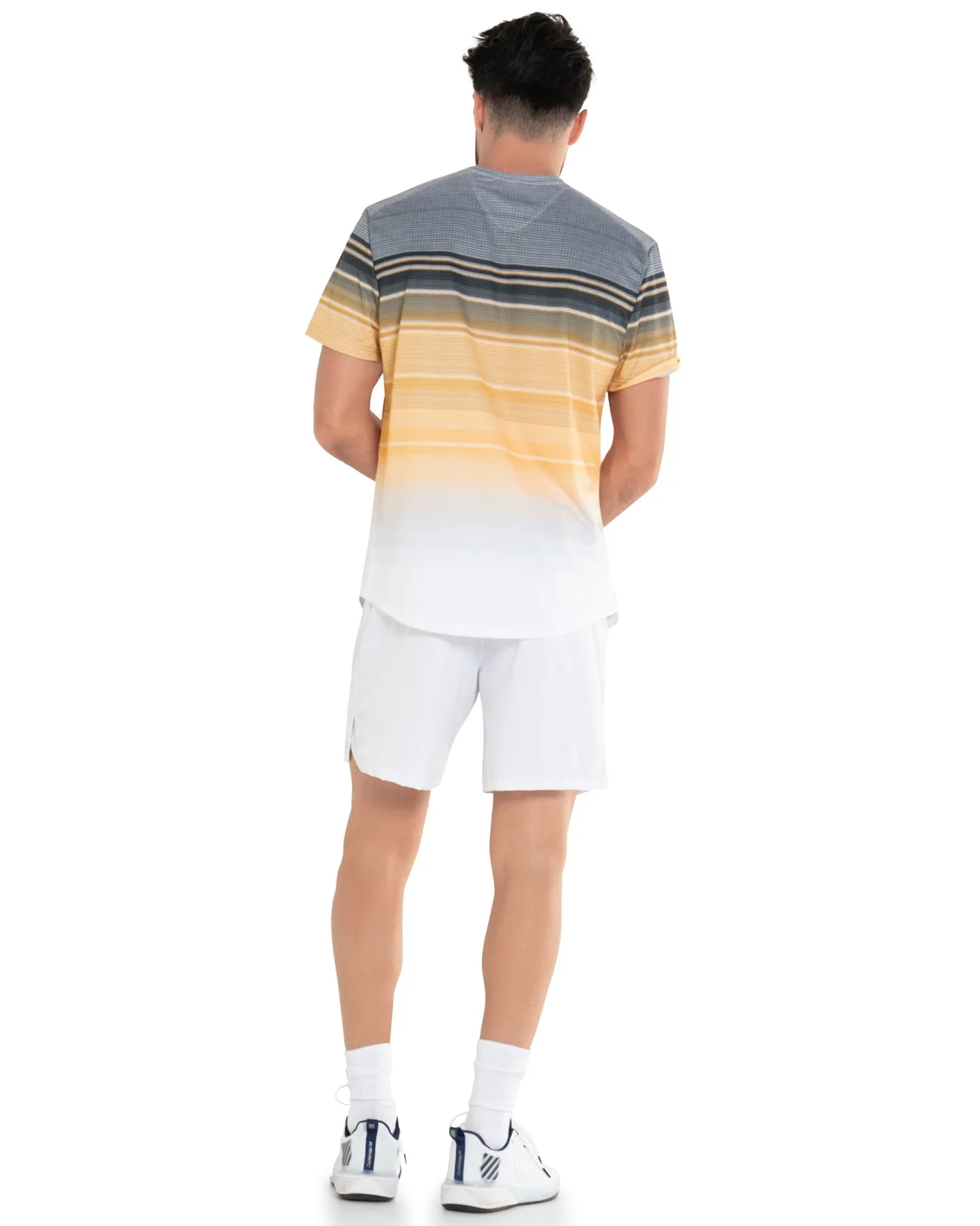 107724-767 | RADIANT STRIPE S/S T-SHIRT | AMBER sold by K-Swiss product image thumbnail 3